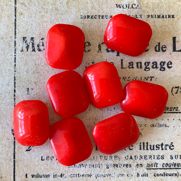 glass rhinestone in red for jewelry making