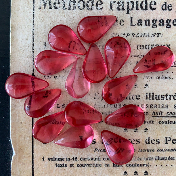 pear-shaped glass rhinestone for jewelry making