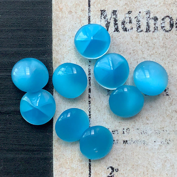 glass rhinestone in blue for jewelry making