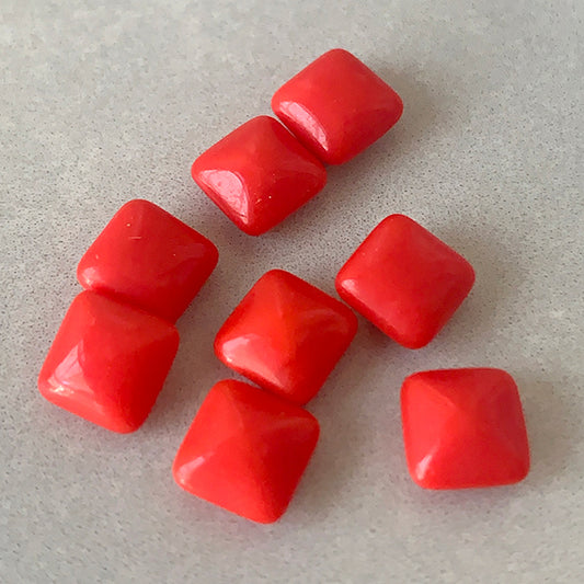 glass rhinestone in red for jewelry making