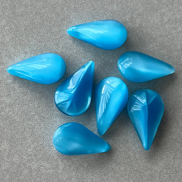 pear-shaped glass rhinestone for jewelry making