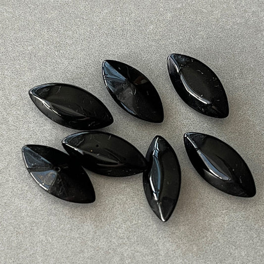glass rhinestone in black for jewelry making