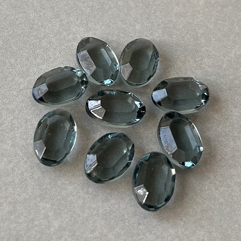 glass rhinestone in blue for jewelry making