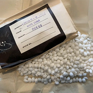 Vintage Japan Glass White Oval Full Package 576pcs 8X6 VPL-003